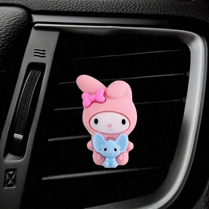 HelloKitty Kuromi Cinnamoroll Car Air Vent Clips Interior Decor