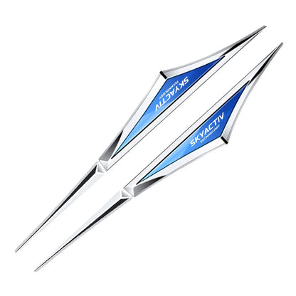 Mazda 3D Alloy Car Stickers – 2-Piece Decorative Emblem Set
