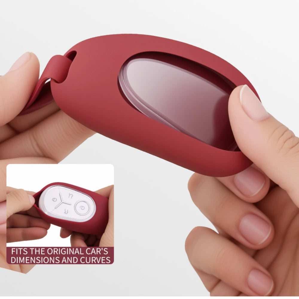 Geely EX2 Proton e.MAS 5 liquid silicone key cover - side view