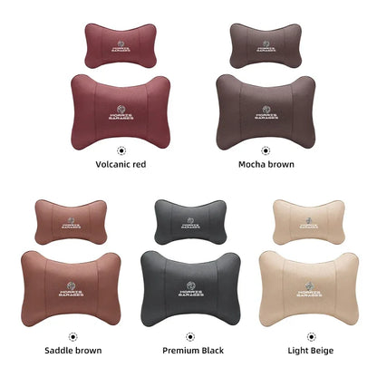 MG Headrest & Lumbar Support - Black Headrest