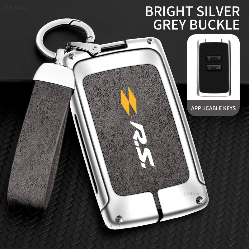 Zinc Alloy Car Key Case Cover For Renault Captur Megane Clio Zoe