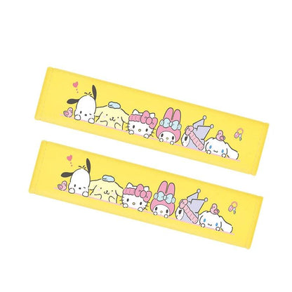 Padded Seat Belt Covers Sanrio Themed Car Shoulder Protectors