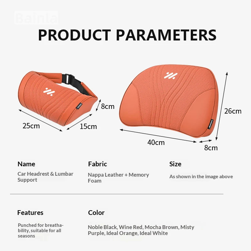 IM LS7 L7 L6 LS6 IM6 IM5 LS9 Car Headrest & Waist Support Pillow