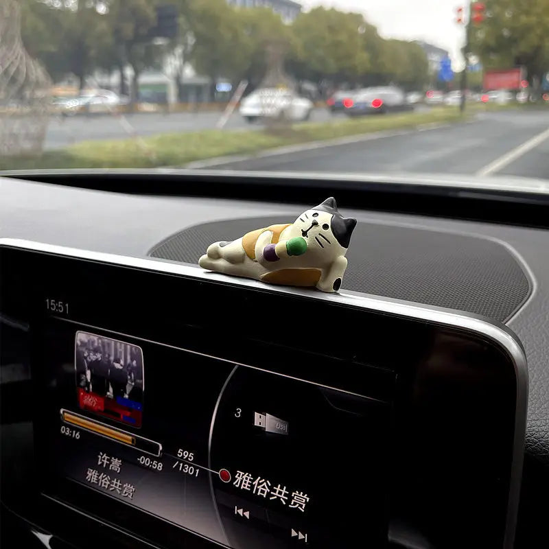 Cute Kitten Car Dashboard Ornament