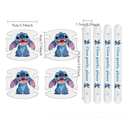 Disney Stitch Car Sticker Scratch-Resistant Vinyl Decal Set