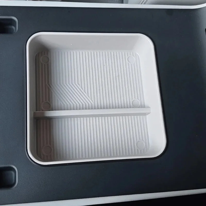 BYD Ti7 Centre Console Armrest Storage Organiser - Light gray 1pcs