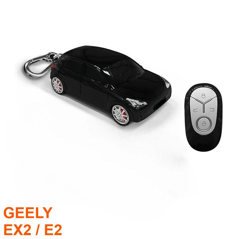 Geely EX2 and E2 Car Key Fob Cover - Black color EX2 E2
