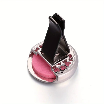 Refillable Car Air Freshener Vent Clip with 10 Pads - A