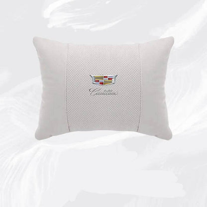 Cadillac Escalade Breathable Neck Pillow & Lumbar Support XT4 XT5 ATS CTS SRX XTS BLS GT4 - headrest 1pc white