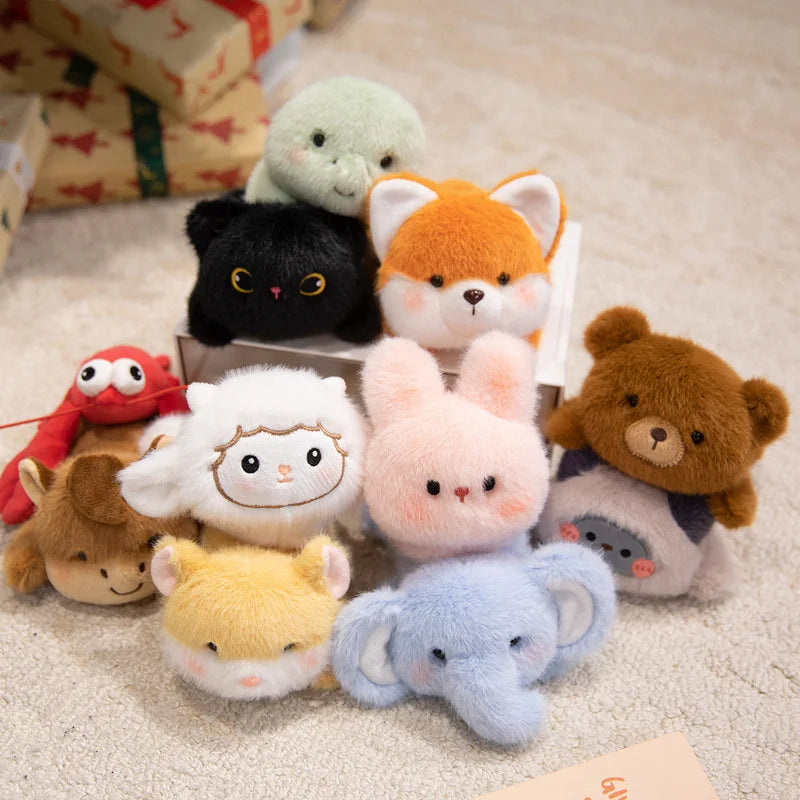 Magnetic Car Animal Plush Toys