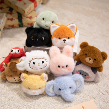 Magnetic Car Animal Plush Toys