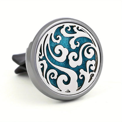 Refillable Car Air Freshener Vent Clip with 10 Pads - E