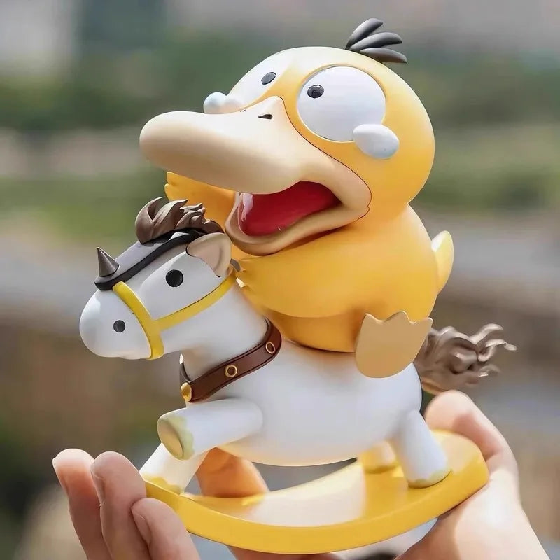 Pokemon Psyduck Rocking Horse GK Figure Desktop Collectible Statue