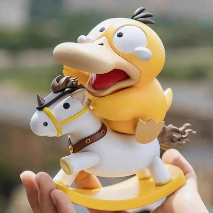 Pokemon Psyduck Rocking Horse GK Figure Desktop Collectible Statue