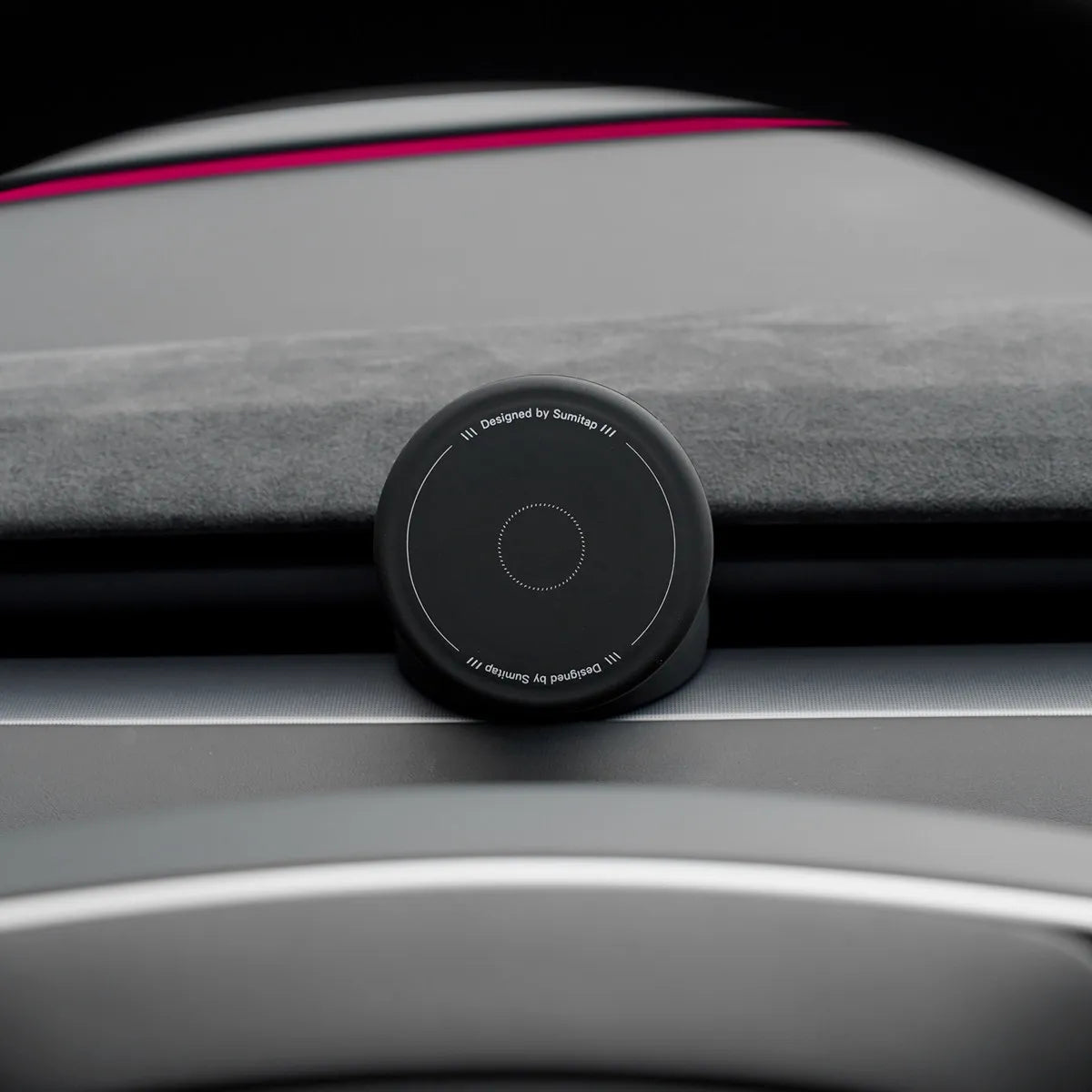 Silicone Magnetic Phone Holder for Tesla Model 3 Highland & Model Y Juniper – MagSafe Compatible