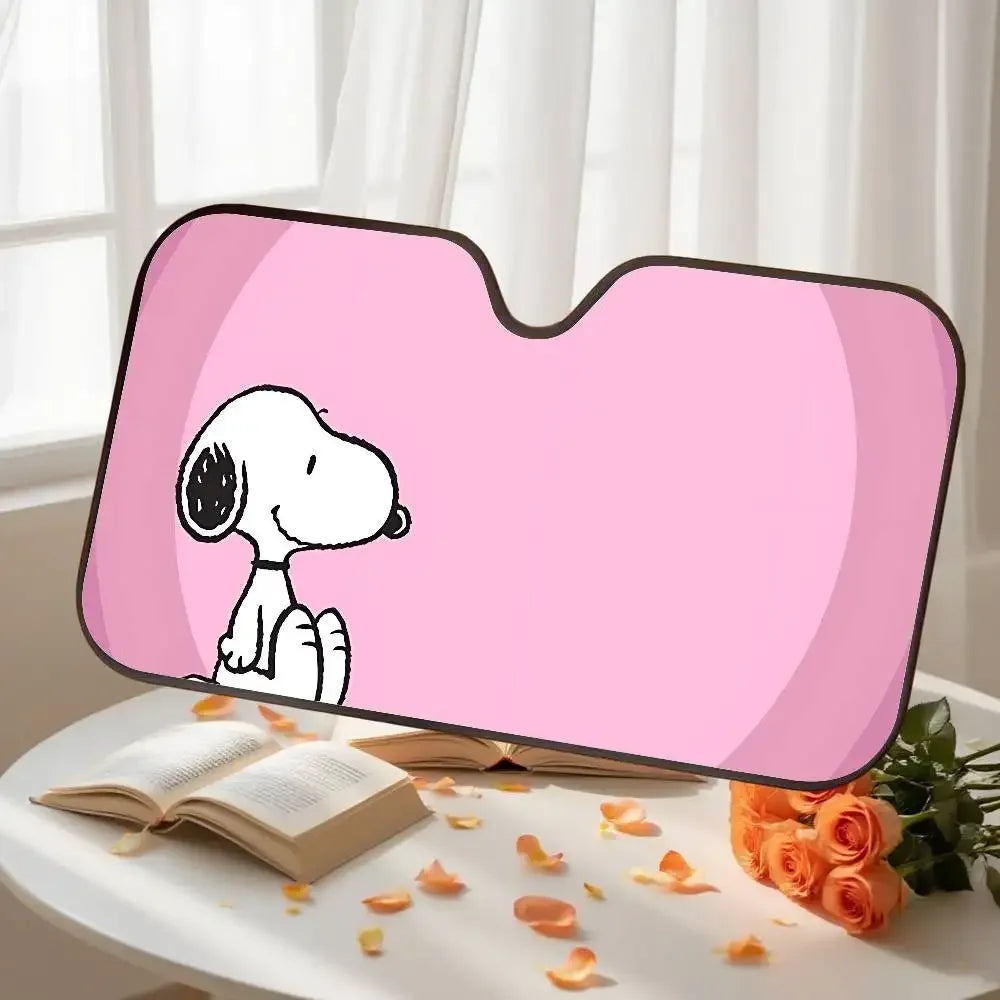 Snoopy Car Windshield Sunshade Cover Visor - E
