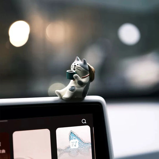 Cute Kitten Car Dashboard Ornament