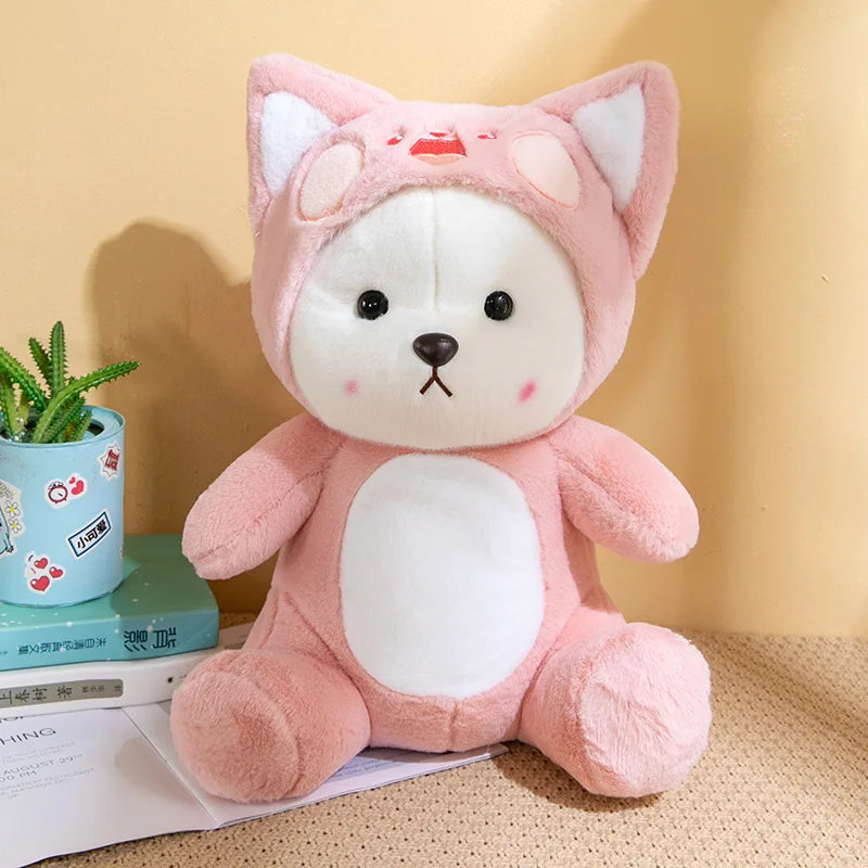 Cute Teddy Bear Plush Doll Collection – Stitch, Panda, Strawberry & More