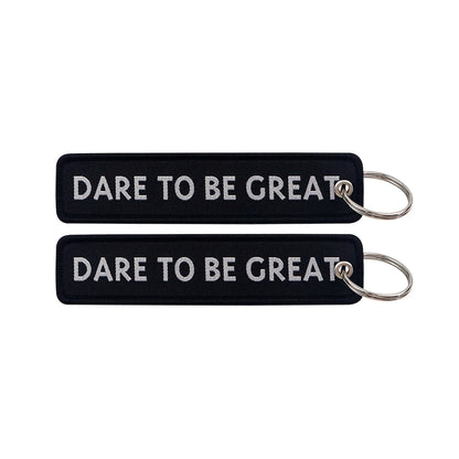 Embroidered Keys Tag Keychain - Personalized Key Identifier Fob