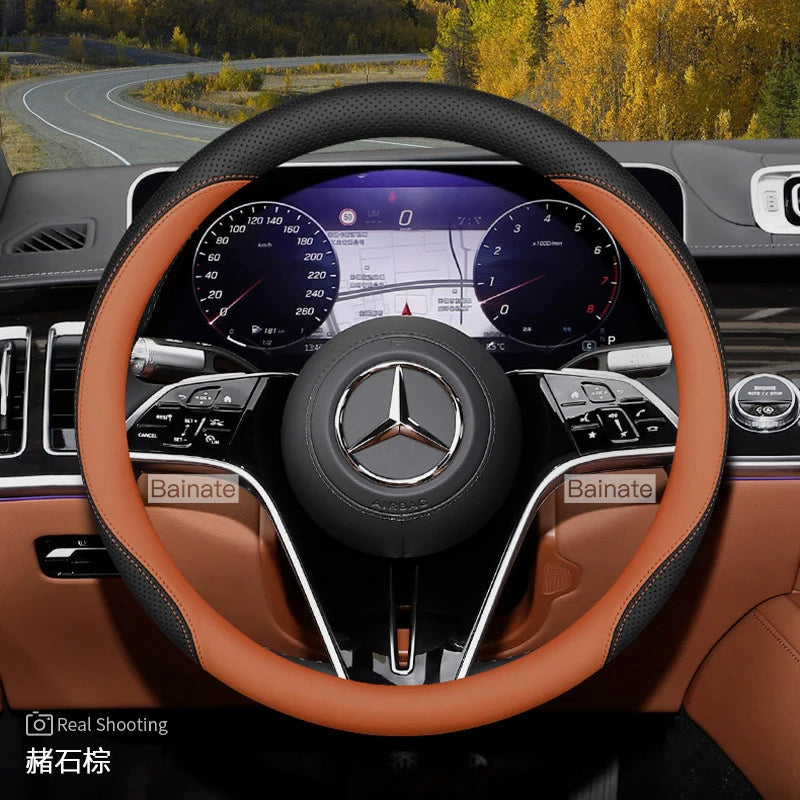 Mercedes-Benz Leather Steering Wheel Cover