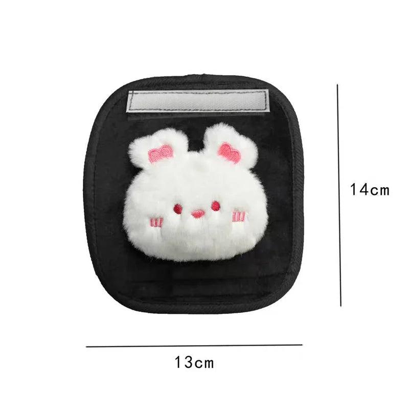 Plush Pig Rabbit Car Interior Handle Cover Universal Handbrake Case
