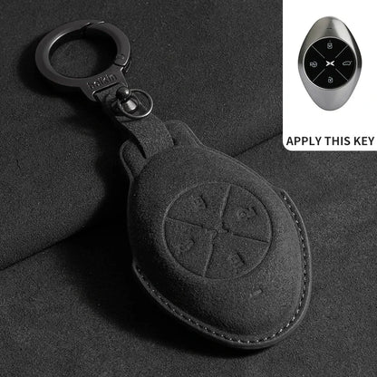 XPeng Suede Key Case - Black  A1