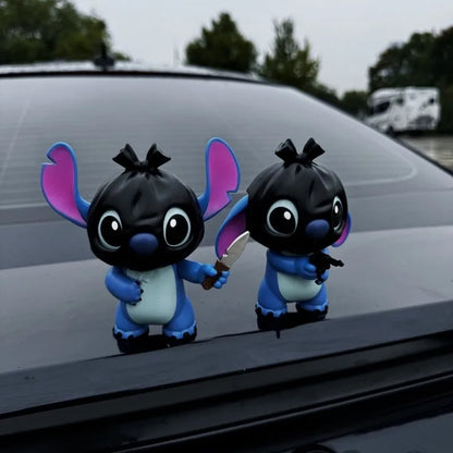 Stitch Robbery Figure – Creative Anime Car Decoration Doll