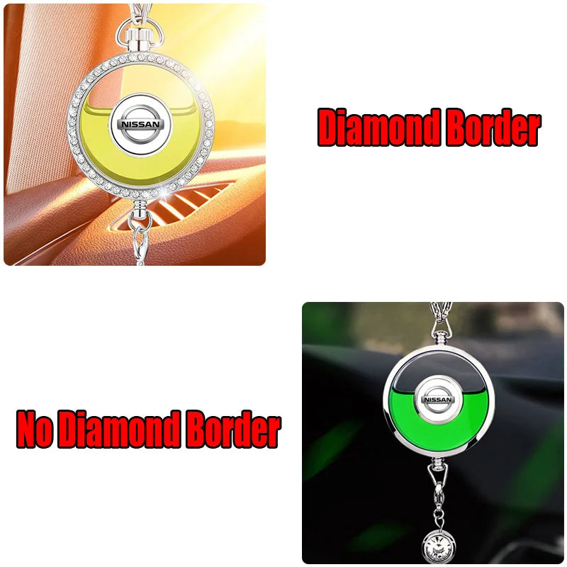 Nissan Metal Lace Car Air Freshener Hanging Pendant