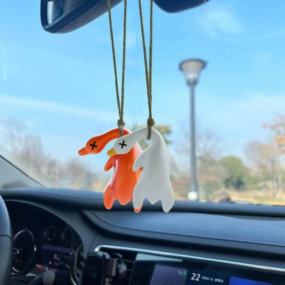 Color-Changing Duck Car Ornament – Cute Swinging Duck Pendant