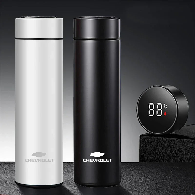 Chevrolet Stainless Steel Smart Thermos 500ML - A-Black