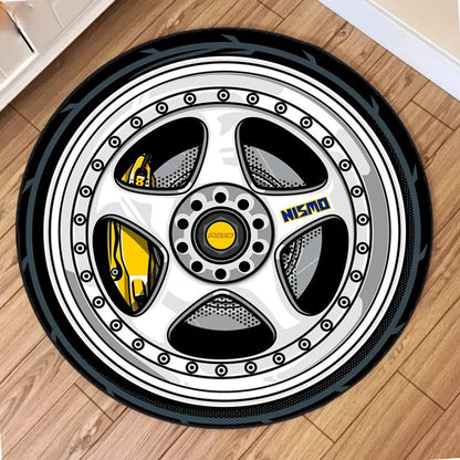 Wheels Carpet – Soft Rug for Living Room, Bedroom, & Bathroom