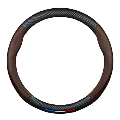 Mazda Carbon Fiber Leather Steering Wheel Cover