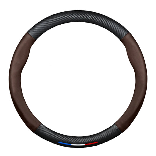 Mazda Carbon Fiber Leather Steering Wheel Cover