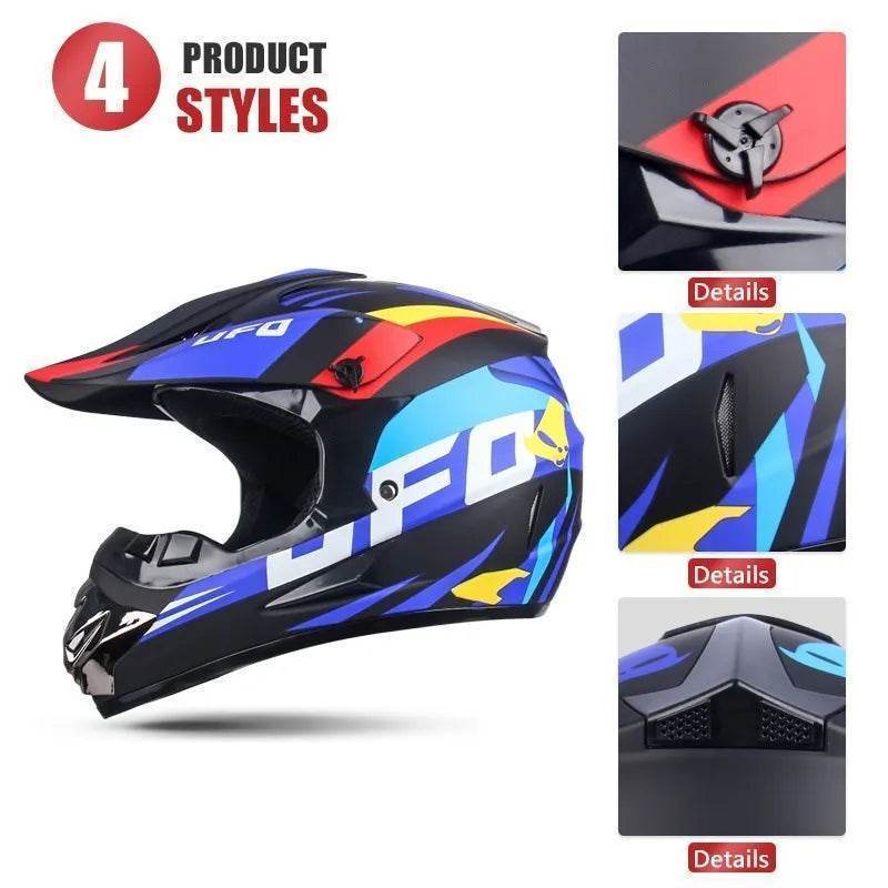 Professional Off-Road Motorcycle Helmet – DOT Certified MX/DH Racing Helmet - YH / S