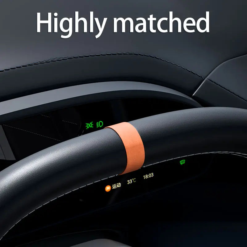 ZEEKR 001 Steering Wheel Alcantara Suede Anti-Scratch Stickers