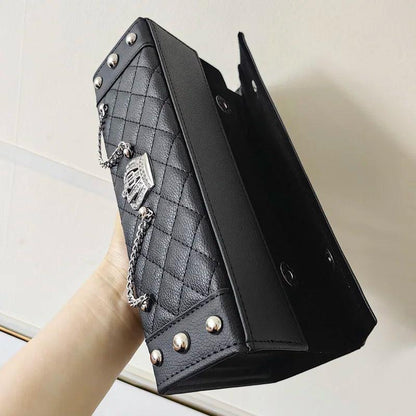 Punk Chain Leather Tissue Box Holder - Block Style Car Organizer