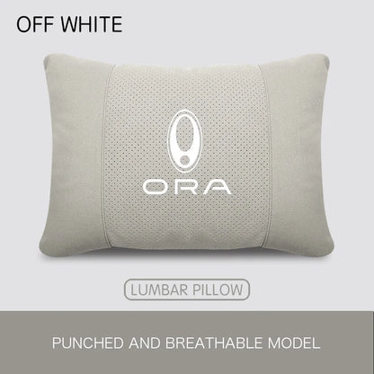 GWM ORA Car Neck Headrest & Lumbar Support Pillow Set