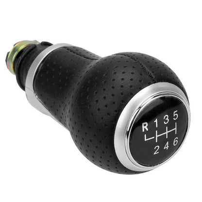 5/6 Speed Gear Shift Knob 12mm - Silver 6 gear