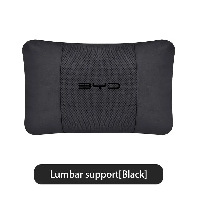 BYD Song Han Tang Qin EV DM Car Headrest & Lumbar Support Pillow - Waist Pillow Black