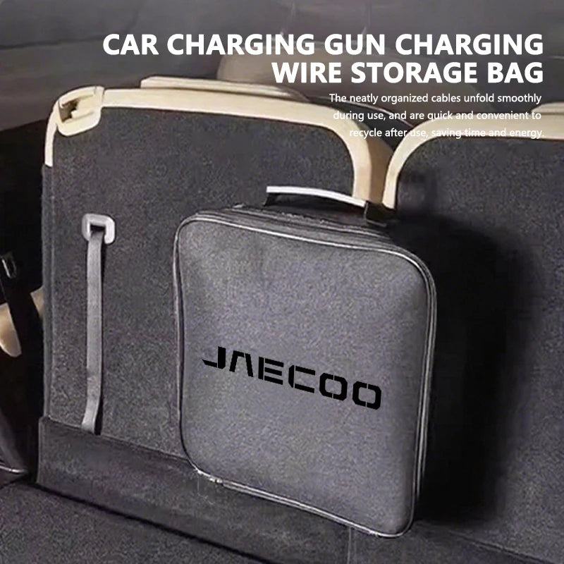 JAECOO J7 J8 Omoda C9 Rechargeable Gun Storage Cable Organizer Bag