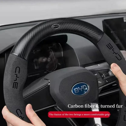 BYD Suede Steering Wheel Cover
