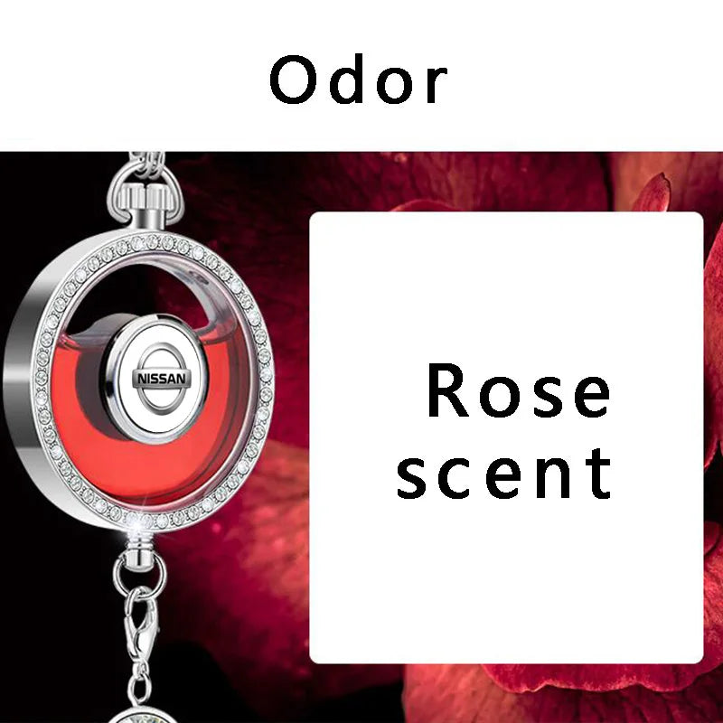 Nissan Metal Lace Car Air Freshener Hanging Pendant