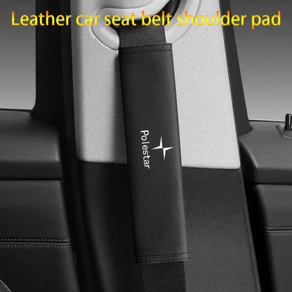 Polestar Leather Seat Belt Shoulder Pad Cover