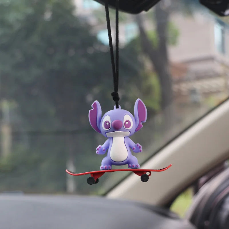 Stitch Disney Anime Car Rearview Mirror Pendant
