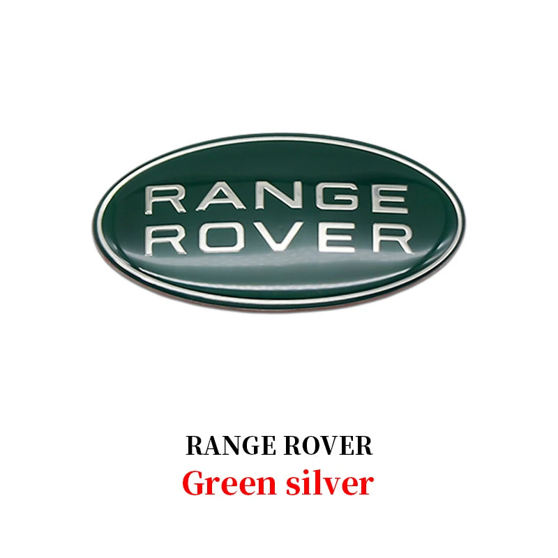 8.6cm ABS Car Front Grille Oval Badge Emblem Land Rover Range Rover