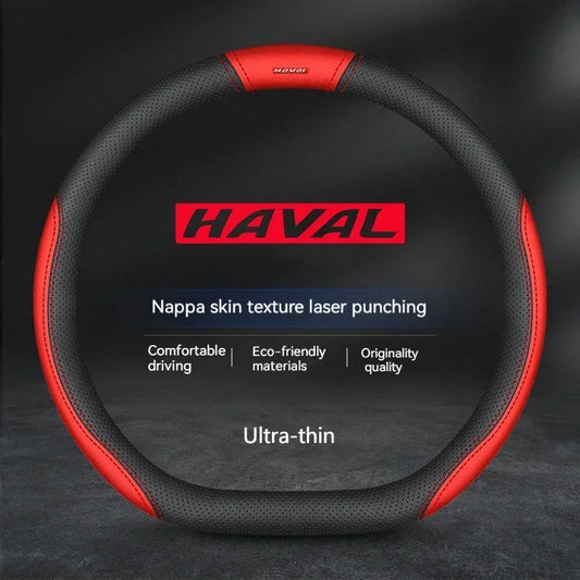 Haval Suede Leather Steering Wheel Cover Anti-Slip Grip