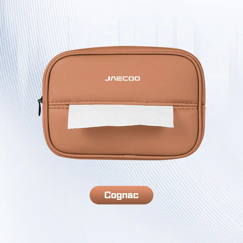 Leather Tissue Box Holder Car Seat Back Organizer Chery Jaecoo J7 J8
