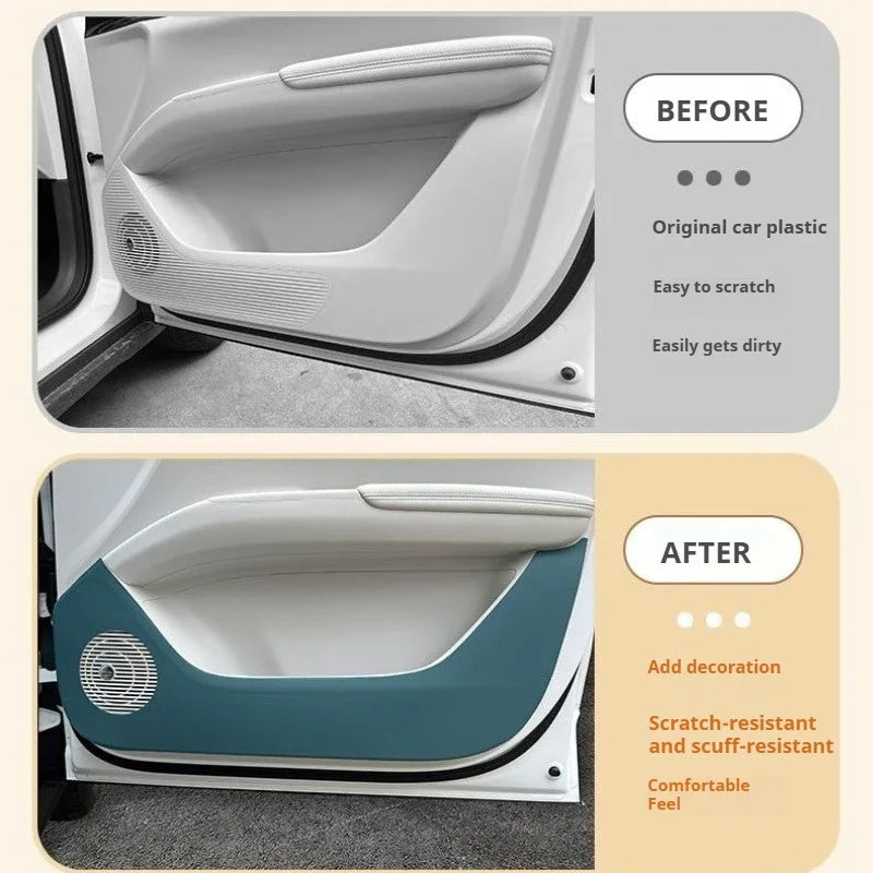 Geely EX2 PU Leather Door Anti-Kick Protector Pads