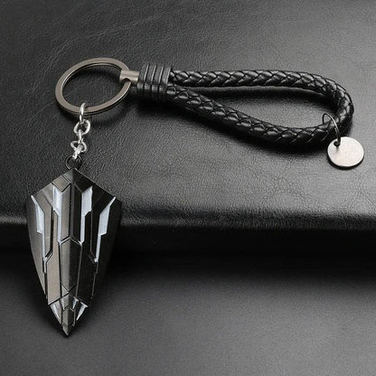 Marvel Avengers Deadpool Captain America Shield Keychain Rotate Relieve Anxiety Toy Keyring Car Bag Key Holder Accessories Gift - si shi