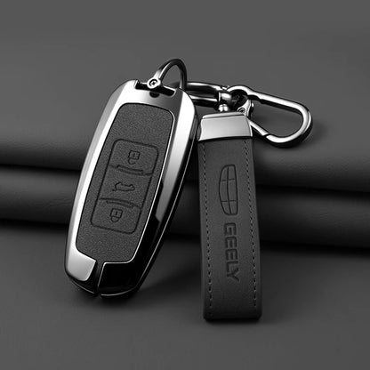 Alloy Remote Key Case for Geely Emgrand 7 EX7 GT GC9 GX3 Atlas GS